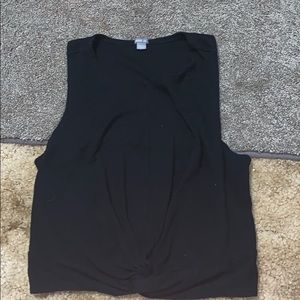 Black aerie tank top/ crop top